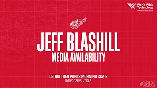 Jeff Blashill | Detroit Red Wings Morning Skate | 11/18/21 VGK