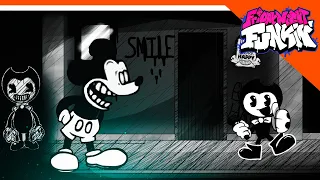 🎶 БОСС МИККИ МАУС EXE! ПРОТИВ БЕНДИ! Mickey exe vs Bendy 🎶 Friday Night Funkin' Прохождение