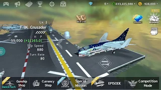 Gunship Battle: Episode 28 Mission 2.. using F-8K CRUSADER.