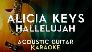Alicia Keys - Hallelujah | Acoustic Instrumental Karaoke Instrumental Lyrics Cover Sing Along