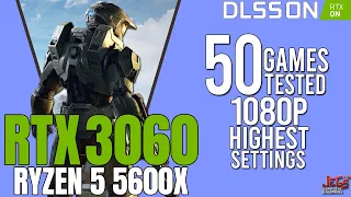 RTX 3060 | 50 games tested | highest settings 1080p benchmarks!