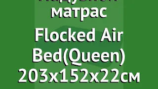 Надувной матрас Flocked Air Bed(Queen) 203x152x22см (BestWay) обзор 67003 BW