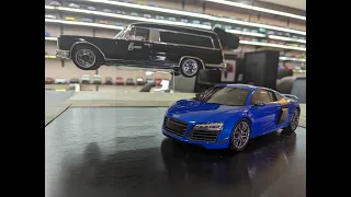 1:18 Diecast Review Unboxing Audi R8 V10  by DNA & Mercedes Benz 600 Hearse by BOS #model  #audi