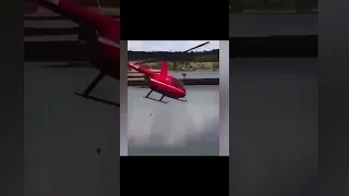 Man Hits By Rotor Blades Of Helicopter #shorts