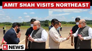 Home Minister Amit Shah Arrives At Shillong; To Meet All Northeast CMs On July 24 | Republic TV