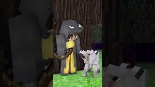 My minecraft pet saved me, but at what cost 😢