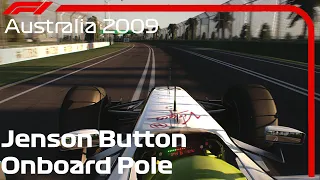 Jenson Button's Onboard Pole in Australia 2009