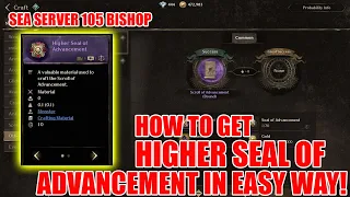 NIGHTCROWS - HOW TO GET HIGHER SEAL OF ADVANCEMENT IN EASY WAY!