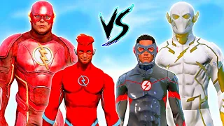 FLASH FAMILY VS REVERSE FLASH FAMILY In GTA 5! | GTA5 AVENGERS