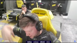 s1mple is mad after this ....