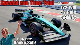 F1 22 - Danke Seb! Special Time Trial Run "For last run with Aston Martin AMR22" [4KPS5]