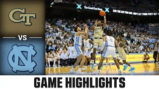 Georgia Tech vs. North Carolina Men's Basketball Highlights (2022-23)