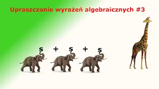 Upraszczanie wyrażeń algebraicznych #3