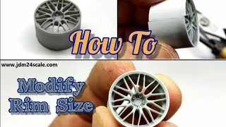 How To: Modify Size of Rims using Styrene