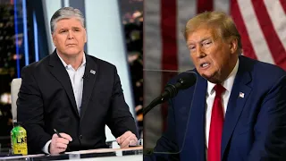 Sean Hannity hosts town hall with former President Donald Trump in Davenport