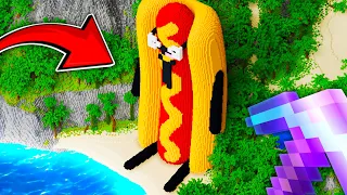 I Built HOTDOG PARADISE In Survival Minecraft