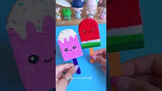 DIY Kawaii ice-cream #shorts #tonniartandcraft #youtubeshorts #satisfying