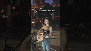 AMAZING busker sings ‘You’re Beautiful’ by James Blunt 💕