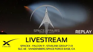 SpaceX - Falcon 9 - Starlink Group 7-13 - SLC-4E - Vandenberg SFB - February 10, 2024