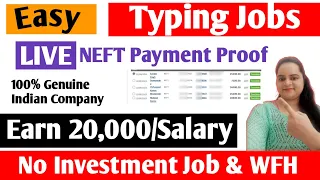 Easy Typing Work 2023|Earn Money Online| Work From Home Jobs 2023| Remote Work| Online Jobs At Home.
