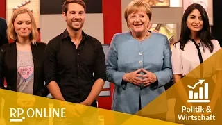 Live-Interview: Bekannte Youtuber befragen Angela Merkel