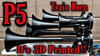 A real FUNCTIONING 3D Printed Train Horn! Loudest 3D print on Earth!