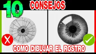 💚10 CONSEJOS FACILES🧡para Dibujar el ROSTRO HUMANO✅| Nariz, ojos, cejas, labios | Esteban Arts