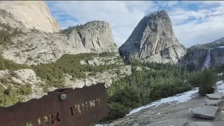 Blizzard conditions close Yosemite National Park