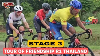 STAGE 3 TOUR OF FRIENDSHIP R1 THAILAND 2024 MERVIN CORPUZ SOLO BREAKAWAY LAST  30 km