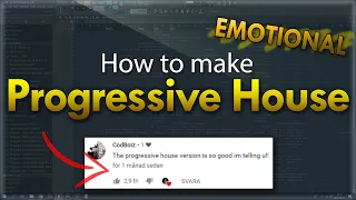 How to make EMOTIONAL PROGRESSIVE HOUSE [Free Download] - FL Studio