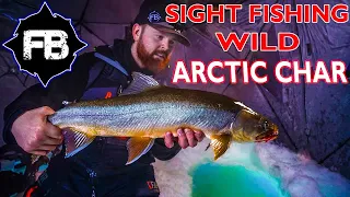 SIGHT FISHING WILD ARCTIC CHAR - Big Lake Trout at Heartbreak Hotel