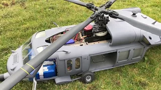 Roban Pave Hawk spring test flight part 2 with crash