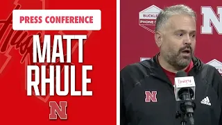 Nebraska Football Head Coach Matt Rhule weekly press conference ahead of Purdue I Huskers I GBR