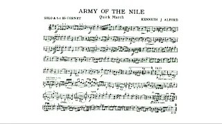 The Army Of The Nile March (Kenneth J. Alford) - Solo B-flat Cornet