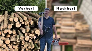 Firewood chaos | From beginner to almost professional woodcutter #3