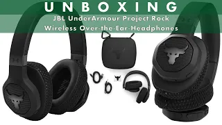 JBL - UnderArmour Project Rock Wireless Over-the-Ear Headphones - Black - UnBoxing