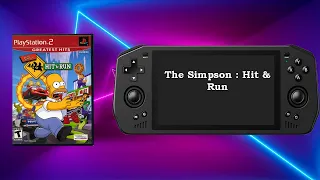 Powkiddy X28 performance test - The Simpson : Hit & Run PS2