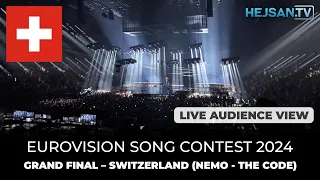 Eurovision 2024 - Grand Final Live Show: 🇨🇭 Switzerland, Nemo - The Code (Audience view)