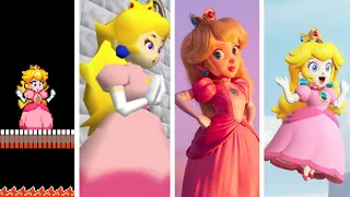 Evolution of Princess Peach (1985-2023)