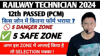 Railway Technician 2024 | PCM के लिए SAFE ZONE  | RRB TECHNICIAN VACANCY 2024