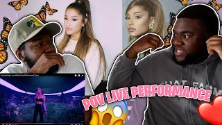 REACTING TO ARIANA GRANDE - POV (Official Live Performance) | Vevo| COASTAL BUSTAS