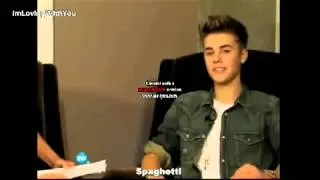 Justin Bieber parla in italiano