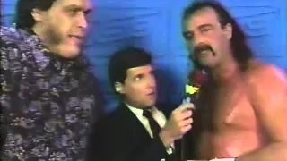 Jake Roberts and Andre the Giant Promo on Earthquake (07-01-1991)