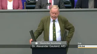 Dachschaden in der Regierung Dr Alexander Gauland AfD