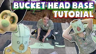 The EASIEST way to start your fursuit head! | Bucket head base tutorial