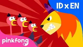 Singa | Lagu Binatang | Inggris x Bhs. Indonesia | Lagu Anak | Pinkfong dan Baby Shark