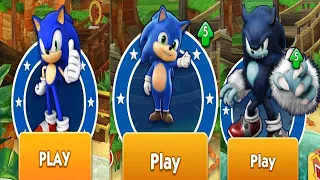 Sonic Dash - Sonic vs Baby Sonic vs Werehog - All Characters Unlocked Walkthrough
