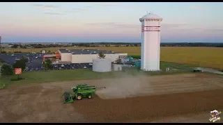 FIRST 2019 Soybean Harvest Video - Mattoon Illinois