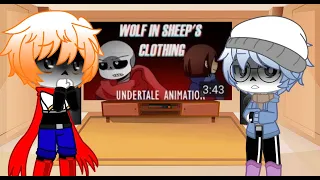 -Undertale Reacts-Part 1: Wolf in Sheep’s clothing & some of Sans’ memes