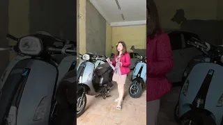 Xe ga chạy xăng 50cc vespa nio plus đăng ký hết bao nhiêu?